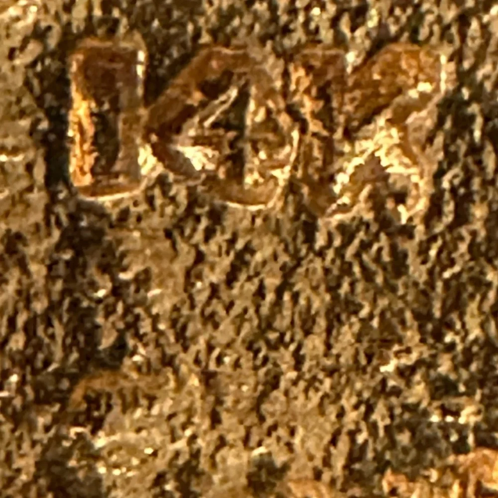 14k real solid Gold Classic Car Pin​